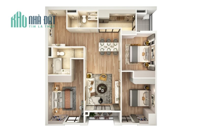 Tặng ngay chiết khấu lên đến 11.5%, nhận nhà trước tết khi mua căn hộ 2N tại chung cư Moonlight I