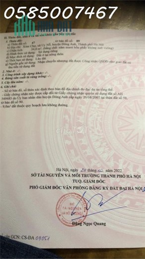 Cần bán nhà đất mặt tiền ở Đông Anh, Hà Nội.