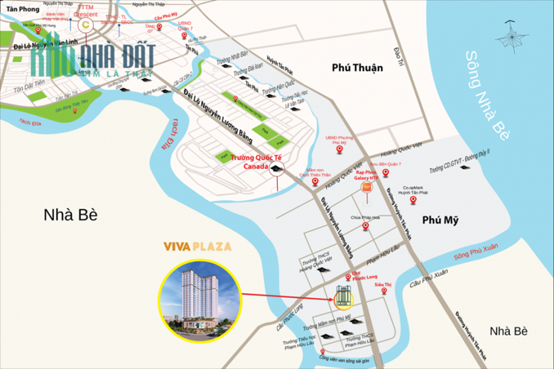 Bán căn hộ Viva Plaza Nguyễn Lương Bằng q7 giá gốc chủ đầu tư