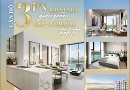 Căn hộ 3PN view trực diện Hồ Central Park -  chỉ cần 30% nhận nhà ngay - trả góp 3 năm ko lãi suất
