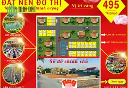 Chỉ 495tr/lô đất đô thị trung tâm Quận Dương Kinh gần chợ,trường học, vinhomes Hòa Nghĩa đã bao gồm