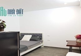 Cho thuê căn hộ mini giá rẻ tại Đội Cấn, Ba Đình, 25m2, 1PN, đầy đủ nội thất mới đẹp, thoáng
