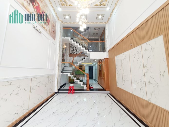 NHÀ MỚI ĐẸP ĐƯỜNG 26/3 - 1KM TỚI AEON MALL TÂN PHÚ - 5 TẦNG ĐẸP LUNG LINH - 56M2 - 6.5 TỶ TL