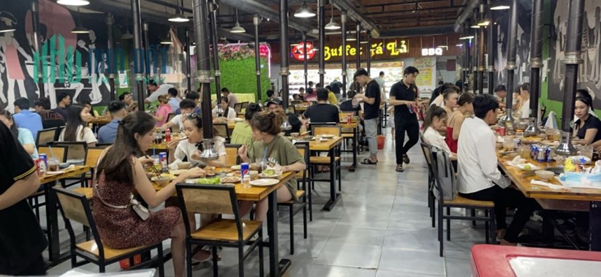 Sang nhượng quán buffet nướng tại đường Man Thiện, tp Thủ Đức