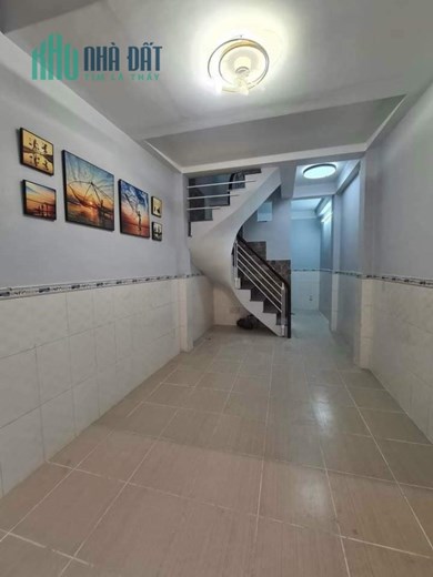 Nhà bán Nguyễn Thị Tần P2 Quận 8 4 tầng 4 PN  sân thượng 2 mặt tiền trước sau có cửa sau Giá: 3.9tỷ