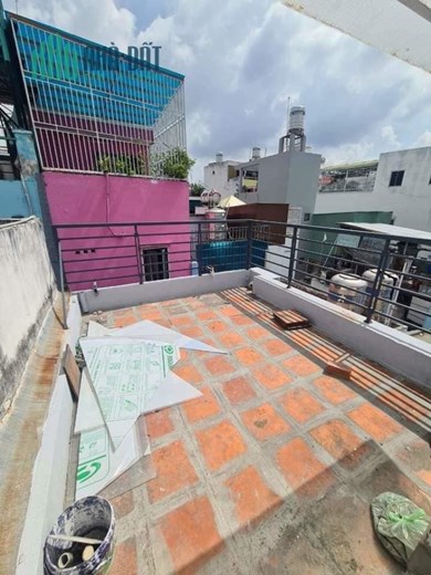 Nhà bán Nguyễn Thị Tần P2 Quận 8 4 tầng 4 PN  sân thượng 2 mặt tiền trước sau có cửa sau Giá: 3.9tỷ