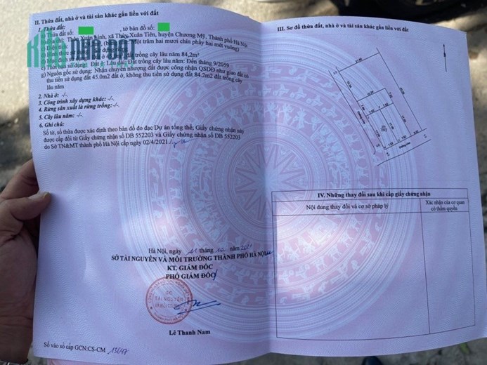 lô góc diện tích vừa xinh Xuân linh - Thuỷ Xuân tiên chương Mỹ chỉ vài triệu /m
- diện tích 129m lô