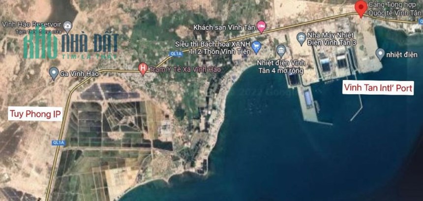 Bán đất trống và cho thuê xưởng nhiều diện tích KCN Tuy Phong, Bình Thuận