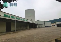 CHUYỂN NHƯỢNG NHÀ MÁY SX THỨC ĂN CHĂN NUÔI TẠI HÒA BÌNH