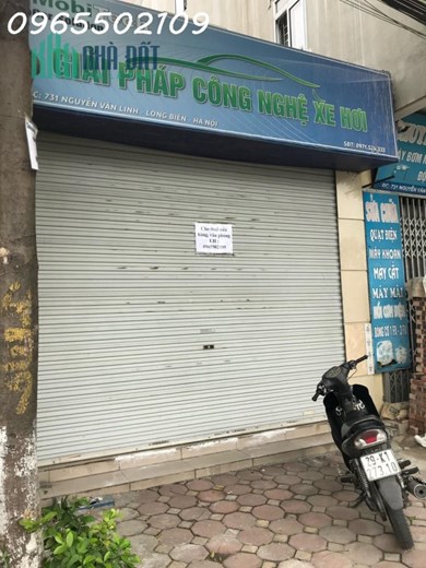 CHÍNH CHỦ CHO THUÊ MẶT BẰNG TẠI 731 NGUYỄN VĂN LINH - LONG BIÊN - HÀ NỘI