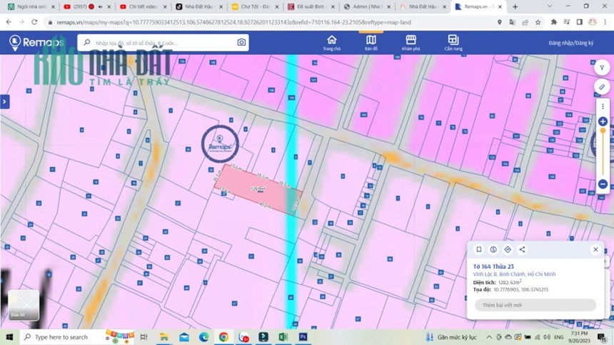 Bán 1282m2 đất vị trí đẹp tại xã Vĩnh Lộc B, SHR chỉ 38.5 tỷ. Lh:0966334433