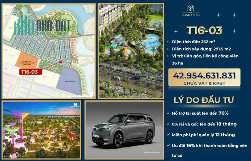 🔥🔥 KHU ĐẠI ĐÔ THỊ VINHOMES GRAND PARK TP THỦ ĐỨC 🔥🔥
🌟🌟 Giỏ hàng CĐT Manhattan còn lại 🌟🌟
