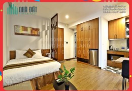 GV. CHDV 23P gần chợ Hạnh Thông Tây. TN 80 triệu/tháng. Nhà MỚI, 6T (có Hầm, Thang Máy).