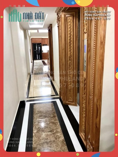 GV. CHDV 23P gần chợ Hạnh Thông Tây. TN 80 triệu/tháng. Nhà MỚI, 6T (có Hầm, Thang Máy).