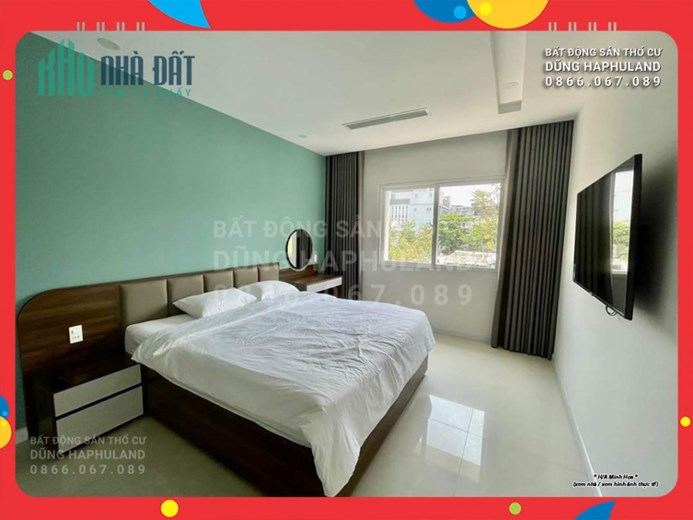 GV. CHDV 16P gần trường ĐH Văn Lang. TN 50 triệu/th. Nhà 5T, ngang HIẾM gần 6M.