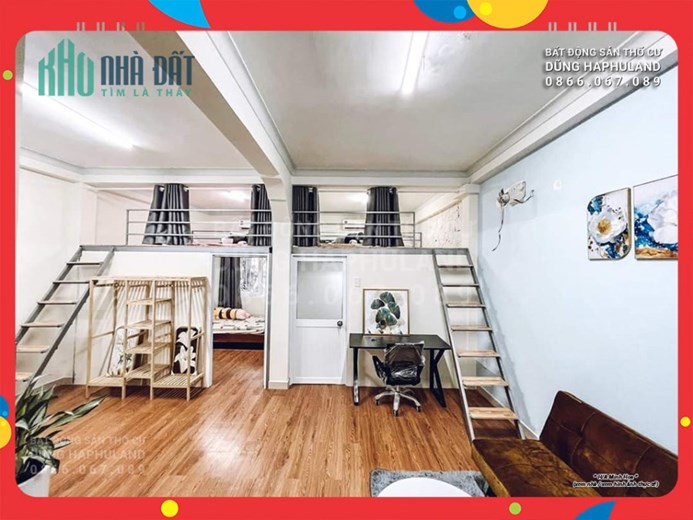 GV. 50 triệu/m2. Nhà trọ 12P gần trường ĐH Văn Lang. TN 40 triệu/th. 405m2, ngang HIẾM 10M.
