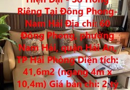 CHÍNH CHỦ BÁN NHÀ Hiện Đại -   Sổ Hồng Riêng Tại Đông Phong- Nam Hải
