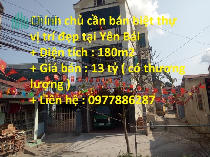 Chính chủ cần bán biệt thự phường Yên Thịnh , thành phố Yên Bái