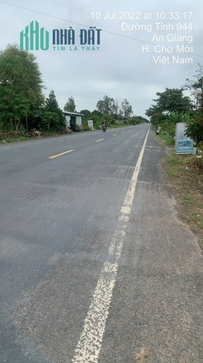 Bán nhà đất đường tỉnh lộ 944 cách phà An Hoà 1 km khu trung tâm xã Hoà Bình, Chợ Mới, An Giang