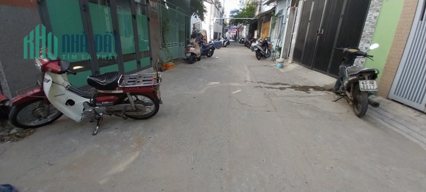.Nhà Nguyễn Hữu Thọ, kiệt nhựa 3.5m, 90m2, 2 tầng, gần Trưng Nữ Vương, 4PN
