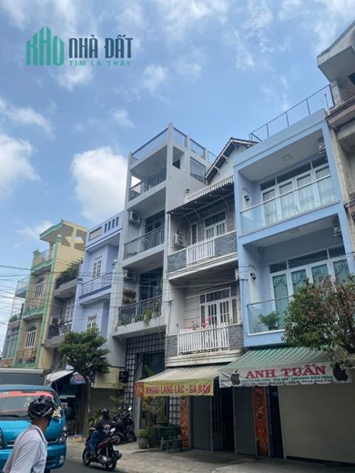 BÁN NHÀ MẶT TIỀN KD CƯ XÁ ĐÀI RA ĐA, P.13, Q.6  - 4 TẦNG CÓ SÂN THƯỢNG - HƠN 7 TỶ