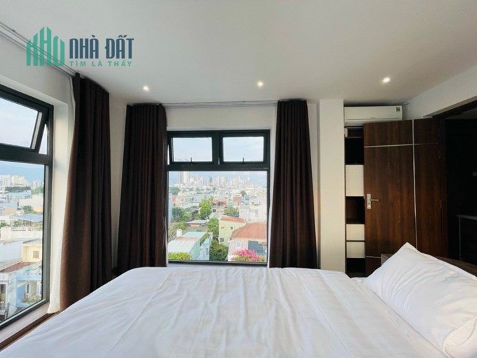 Siêu Phẩm Dòng Tiền 1,2 tỷ/năm. Tòa căn hộ 7 tầng Lương Thế Vinh, MT 7m. Cạnh cầu Rồng cách biển 3p
