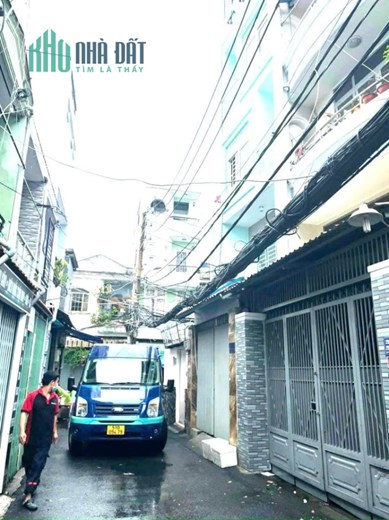 Hẻm xe hơi 6m Bàu Cát, DT: 4x14M, Nhà 3 Lầu mới 3PN, giá 8.55 tỷ