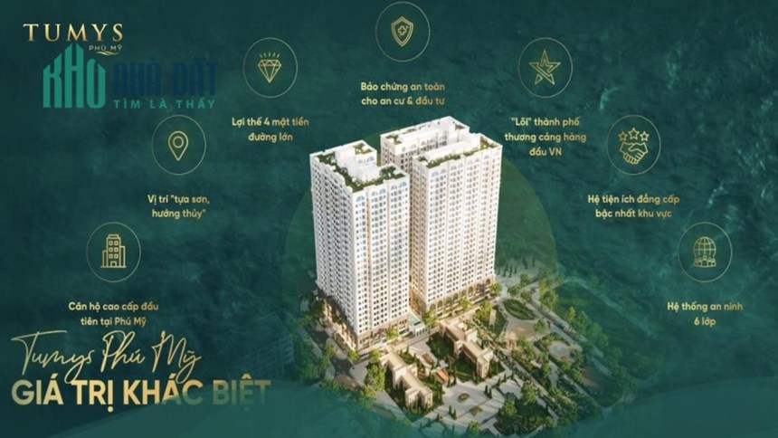 Bán Căn Hộ Dự án Tumys Homes Phú Mỹ, Thị xã Phú Mỹ, Bà Rịa Vũng Tàu