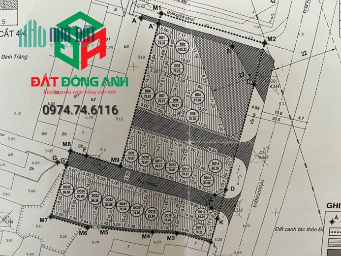 ✅ Bán đất đấu giá Đình Tràng, Dục Tú - 75m - Ngay mặt đường kinh doanh - Nhỉnh 2 tỷ