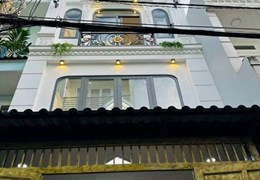 Bán Nhà Trần Bá Giao Gò Vấp 4 Tầng Hẻm Xe Hơi Mới Đẹp Giá 6 Tỷ 7