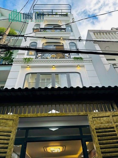 Bán Nhà Trần Bá Giao Gò Vấp 4 Tầng Hẻm Xe Hơi Mới Đẹp Giá 6 Tỷ 7