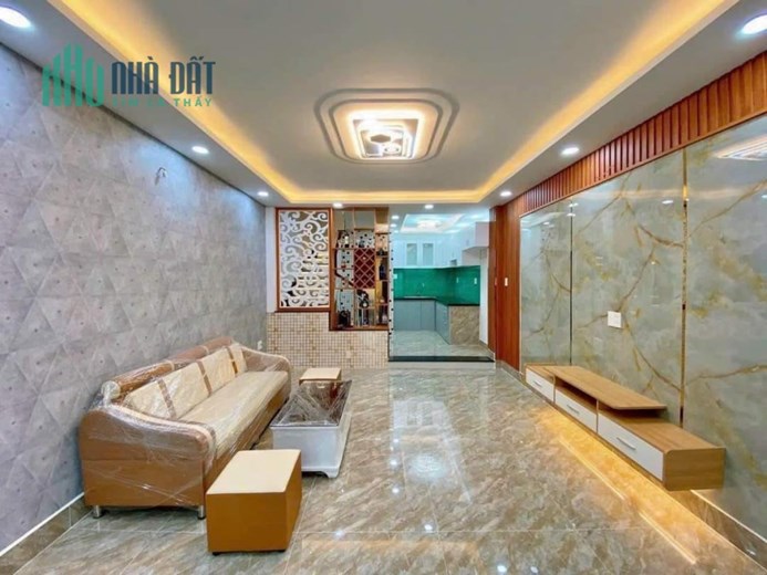 Bán Nhà Trần Bá Giao Gò Vấp 4 Tầng Hẻm Xe Hơi Mới Đẹp Giá 6 Tỷ 7