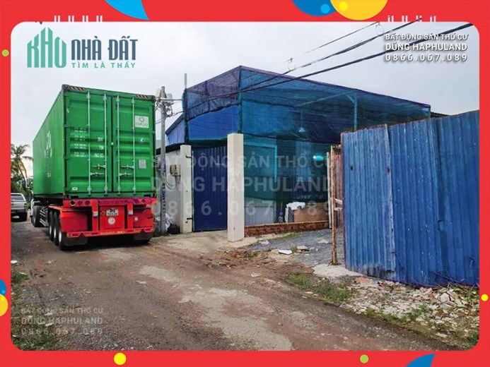 Q12. 2x triệu/m2. 1017m2 đất thổ cư, ngang HIẾM gần 20M, đường xe Container, gần KDC Hà Đô.