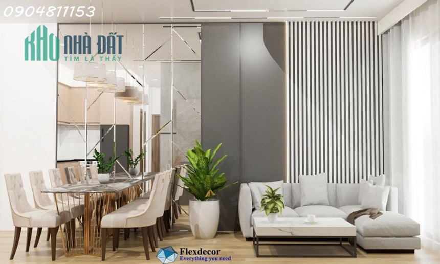 Căn hộ hoàn thiện Tây Sài Gòn, 2PN - 2WC,  thanh toán 10% nhận nhà ngay.