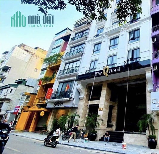 BÁN NHÀ MẶT ĐƯỜNG NGHI TÀM 7 TẦNG 2 HẦM 128M2, MT 6M KINH DOANH VĂN PHÒNG