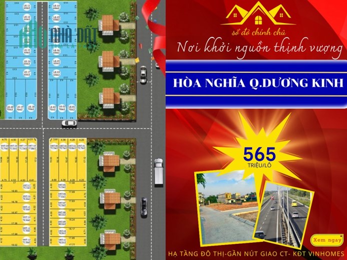 BÁN LÔ GÓC 2 MẶT TIỀN NẰM TRÊN TRỤC PHỐ GẦN KHU ĐÔ THỊ VINHOMES DƯƠNG KINH