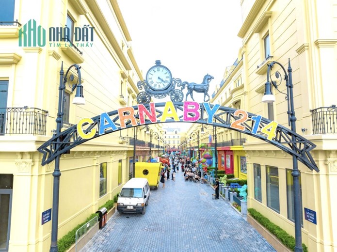 Bán căn Shophouse nhà vườn Dự án Rue De Charme - Nguyễn Xiển, DT 124m2 x 6 tầng, MT 8m giá 31 tỷ 5