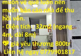 Hiện nhà e đang ở nhưng muốn về quê luôn nên muốn bán căn nhà để thu hồi vốn.