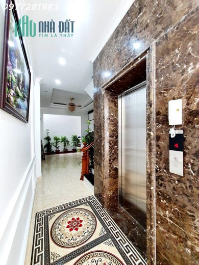NHÀ MỚI CẠNH NHỔN, THANG MÁY, XE TẢI, GARA, KD, GIÁ 5.2 TỶ