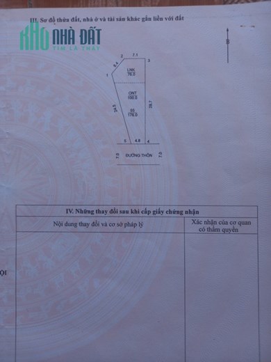 BÁN ĐẤT TẶNG NHÀ 2 TẦNG __%______
Tại Xuân Sen - Thuỷ Xuân Tiên
+ Diện tích 176m - có 100m thổ cư
+