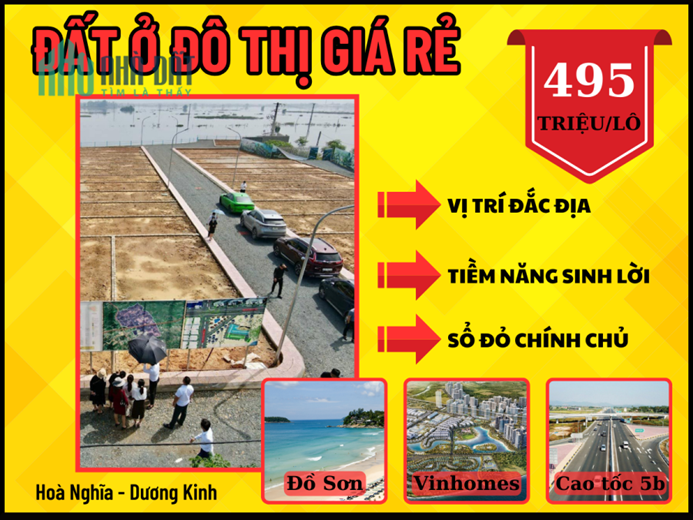🏤 Chính thức mở bán siêu phẩm đất ở đô thị giá rẻ quận Dương Kinh