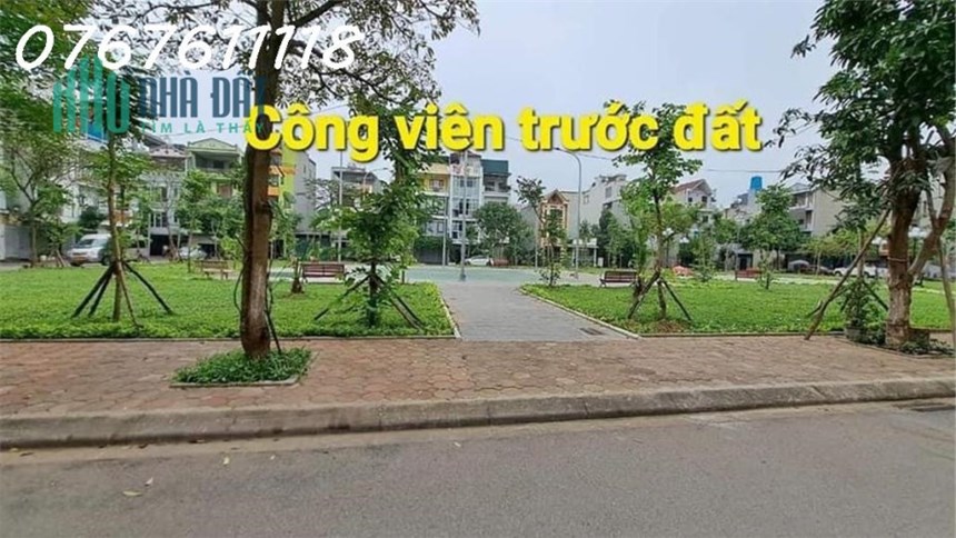 Bán nhà liền kề Thạch Bàn,view công viên,ô tô tránh,vỉa hè,80m*4T,MT7m,11.5 tỷ