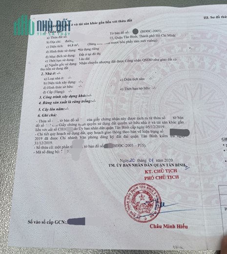 Tôi cần bán nhà TXS có SHR, HOÀN CÔNG ĐỦ, CHỈ 1.180 TỶ.