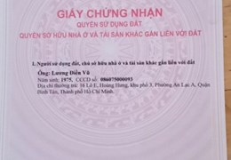 CHÍNH CHỦ CẦN BÁN NHÀ DIỆN TÍCH 105 M2 TẠI CẦN ĐƯỚC - LONG AN