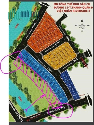 CHÍNH CHỦ Cần Bán Đất 2 Mặt Tiền Đường Nhựa, 1 Mặt Giáp Sông Lớn Mát Mẽ Quanh Năm.