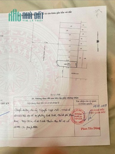 Chính Chủ Cần Bán Đất Vị Trí  Tại phường Mỹ Bình TP PRTC Ninh Thuận
