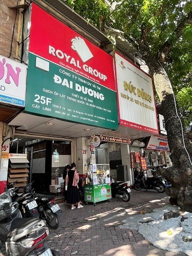 Cần cho thuê 02 nhà liền nhau (MT: 8m - 6 tầng - 200m2/sàn) mặt phố Cát Linh