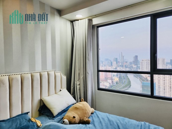 Cho thuê căn hộ The Gold View, Bến Vân Đồn, Phường 1, Quận 4 : 80m2, 2PN, 2WC, full nội thất