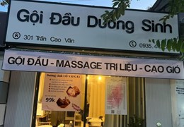 SANG MẶT BẰNG TIỆM GỘI ĐẦU DƯỠNG SINH ĐỊA CHỈ: 301 Trần Cao Vân, P. Xuân Hà , Quận Thanh Khê , Đà
