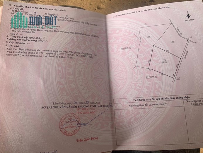 CHÍNH CHỦ CẦN BÁN LÔ ĐẤT Đẹp - GIÁ ĐẦU TƯ Tại Di Linh - Lâm Đồng